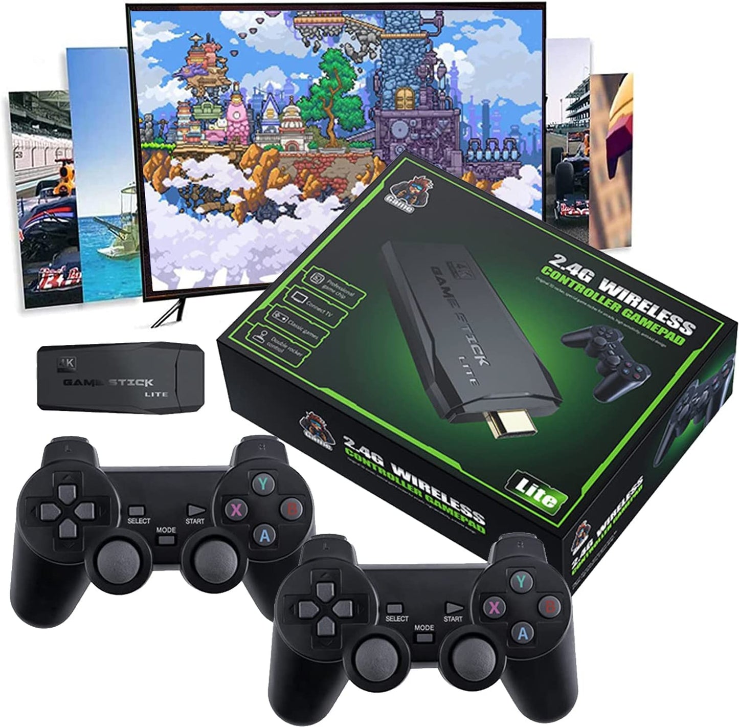 M8 Video Game Console 4K HD Built-in 20000 Games